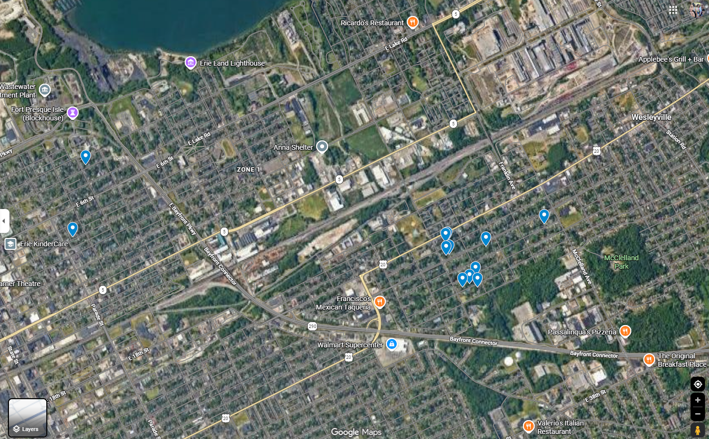 Lot - in Erie, PA (7 parcels)